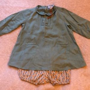 Caramelbaby & Child London Silk Top with Bloomers